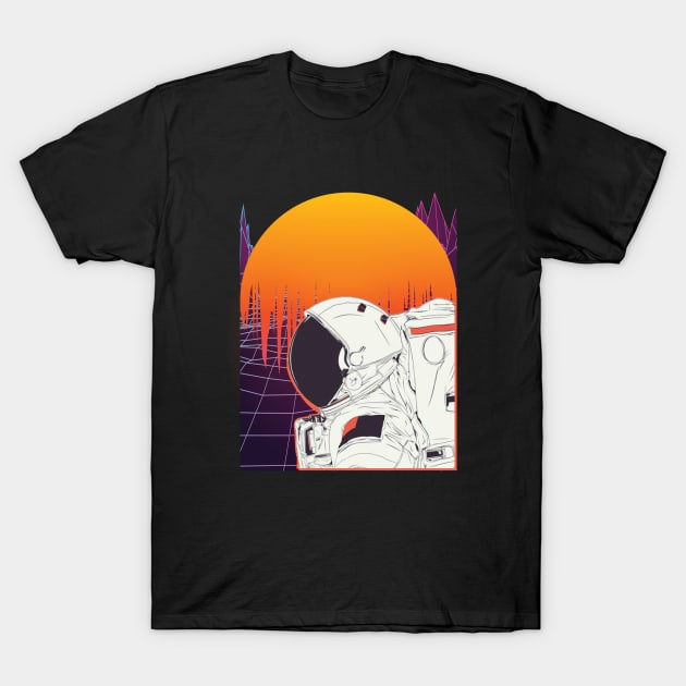 Aesthetic Astronaut T-Shirt by jobieh shop